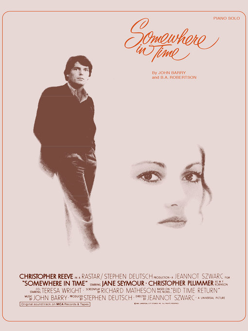 Upplýsingar um Somewhere in Time (Sheet Music) eftir John Barry - Biðlisti
